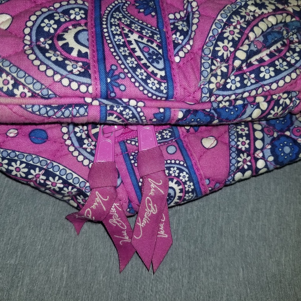 Vera Bradley tote & cosmetic bag